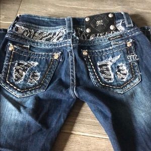 MISS ME boot cut jeans